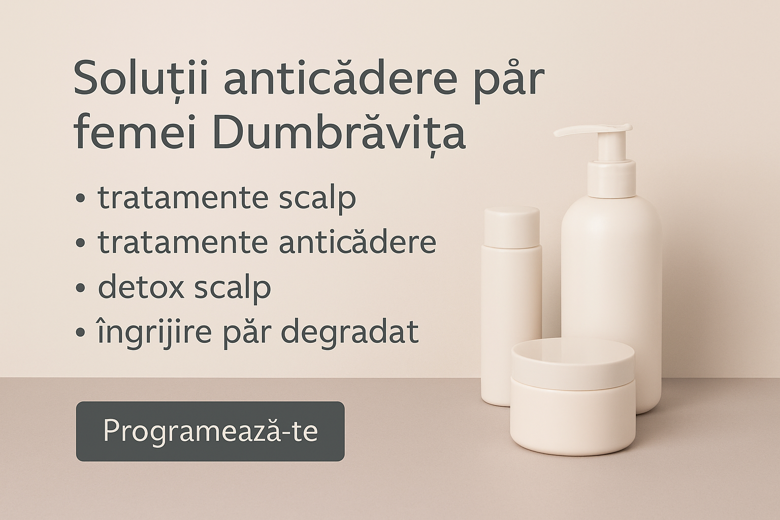 Soluții anticădere păr femei Dumbrăvița